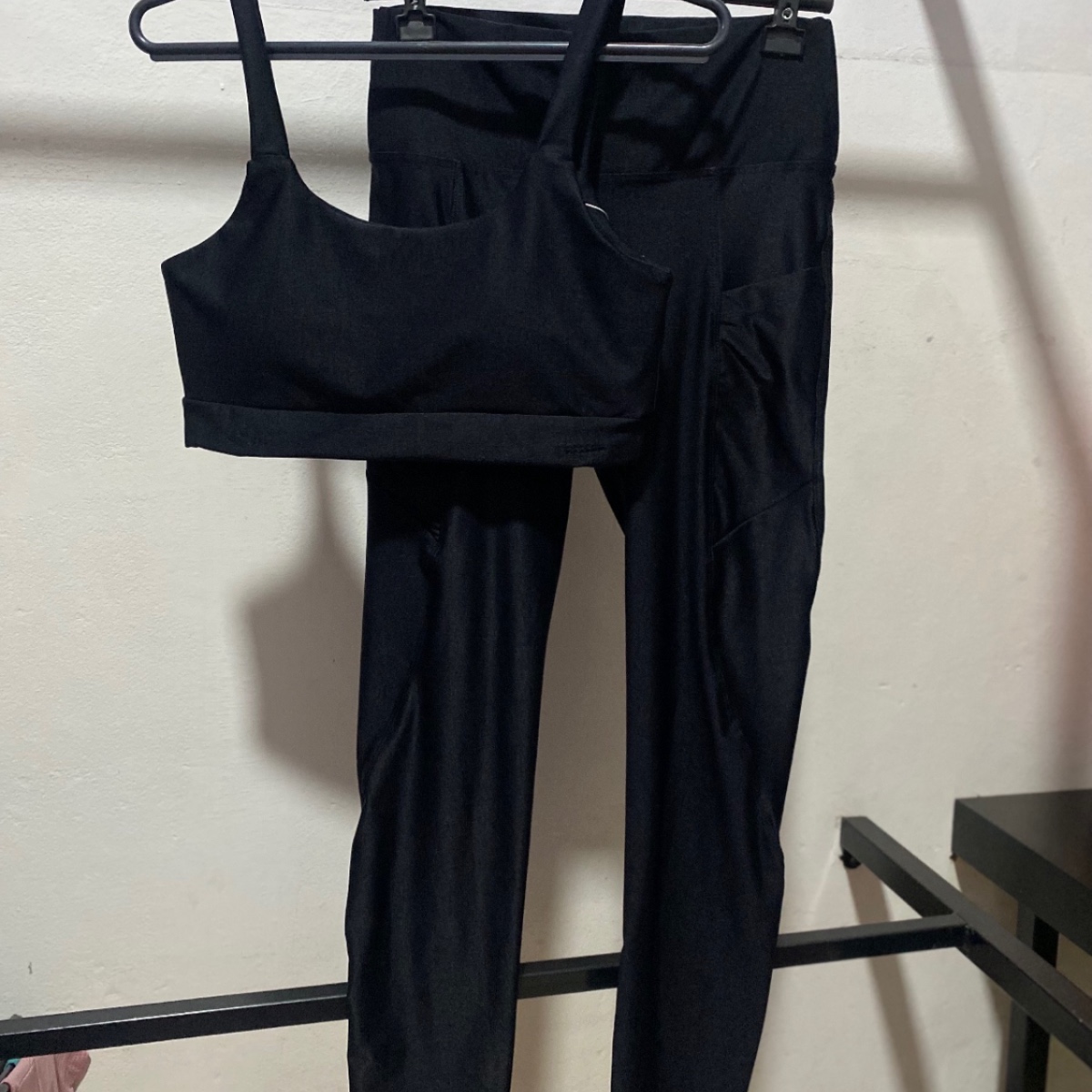 Conjunto Top + Calça Poliamida Canelado 2
