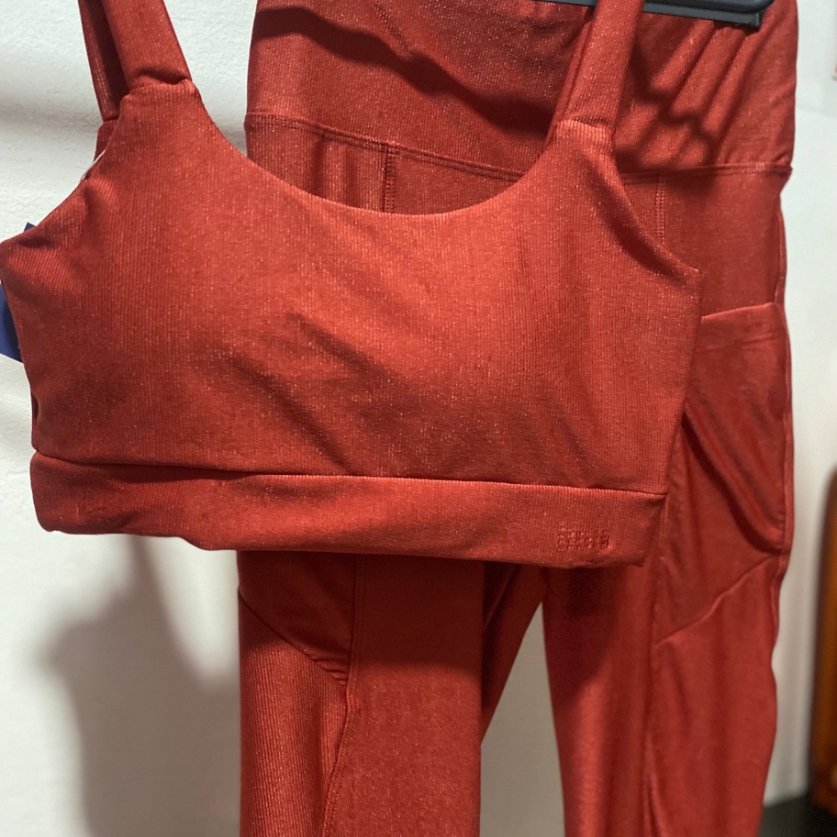 Conjunto Top + Calça Poliamida Canelado