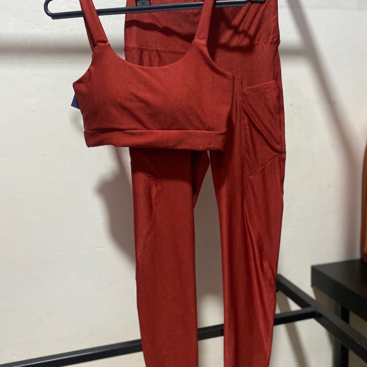 Conjunto Top + Calça Poliamida Canelado 2